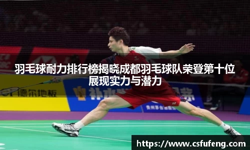 羽毛球耐力排行榜揭晓成都羽毛球队荣登第十位展现实力与潜力