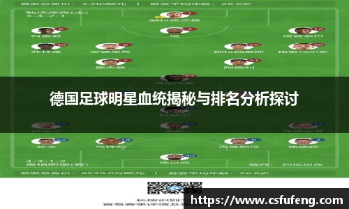 德国足球明星血统揭秘与排名分析探讨